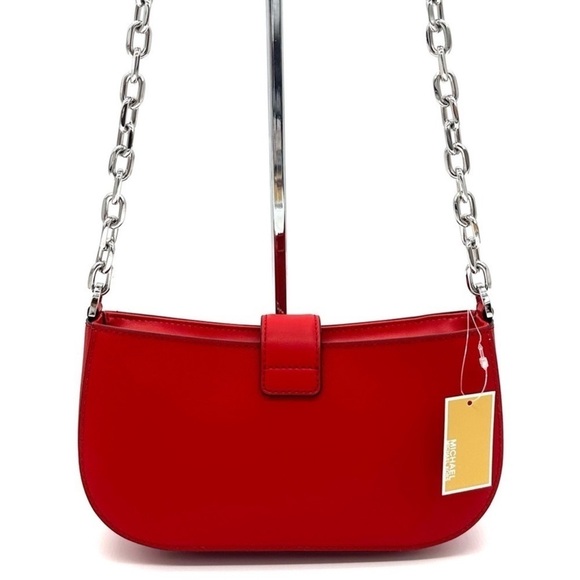 Michael Kors Small Carmen Pouchette Shoulder
Bag Red (NWT) - Picture 6 of 11
